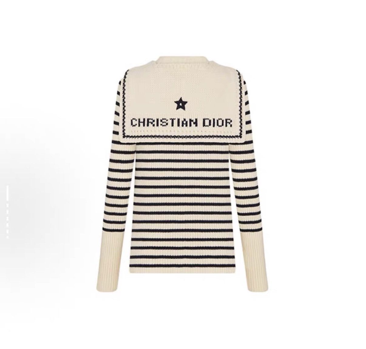 Dior Dior Striped Crew Neck Knit Sweater J41 Size S / US 4 / IT 40 - 6 Thumbnail