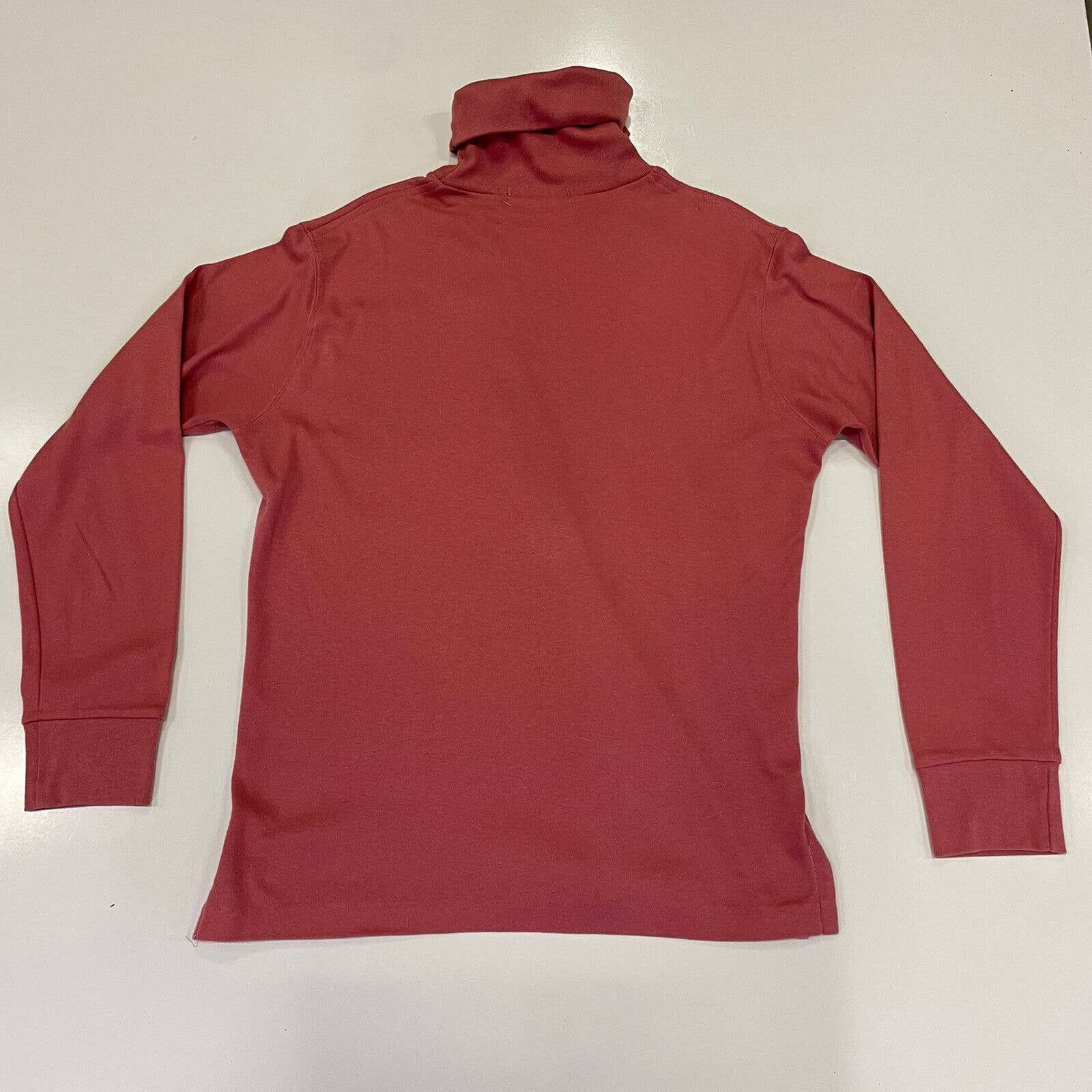 Polo Ralph Lauren Vintage Polo Ralph Lauren Men s Turtleneck Shirt Salmon Sz L Grailed