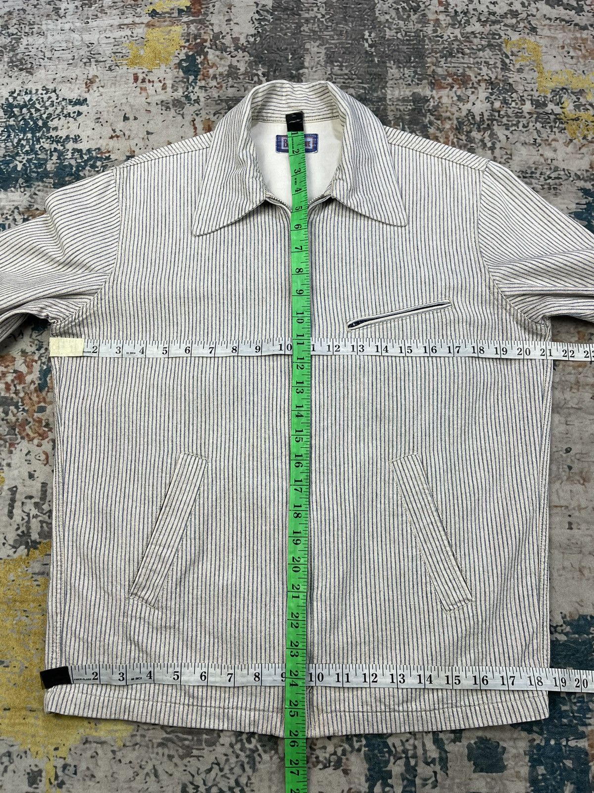 Blue Blue Japan Vtg Blue Blue Japan Hickory Stripe Work Jacket Size US XS / EU 42 / 0 - 11 Thumbnail