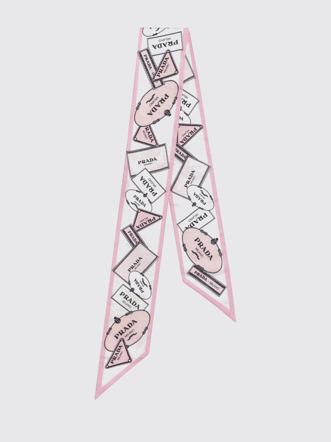 Prada Prada Neck Scarf Woman Pink Size ONE SIZE - 1 Preview