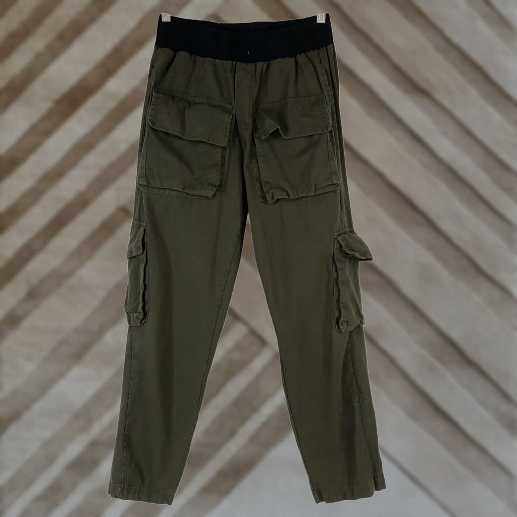 MNML MNML Pants Womens S Green WOMEN PULL CARGO COTTON Size 28" / US 6 / IT 42 - 1 Thumbnail