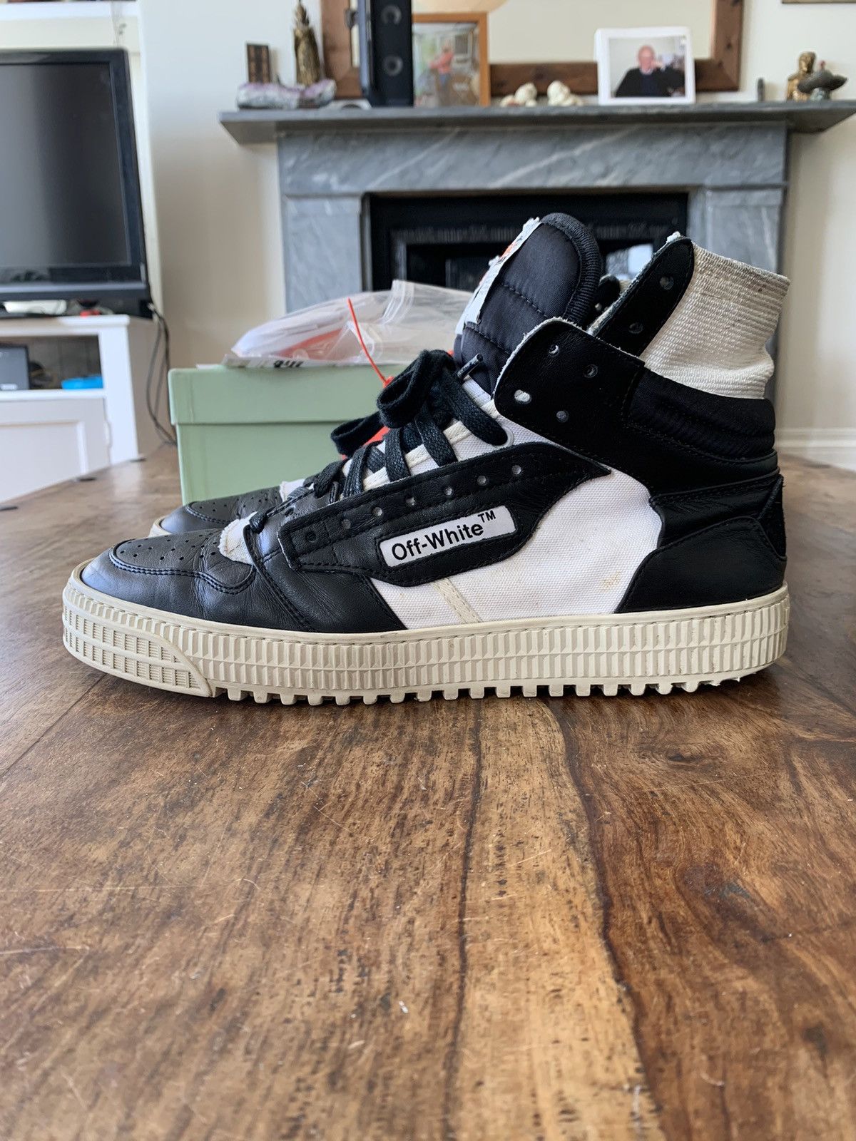 Off-White SS2018 Rare Off-White Sample Pack Off Court 3.0 Black White Size US 10 / EU 43 - 6 Thumbnail