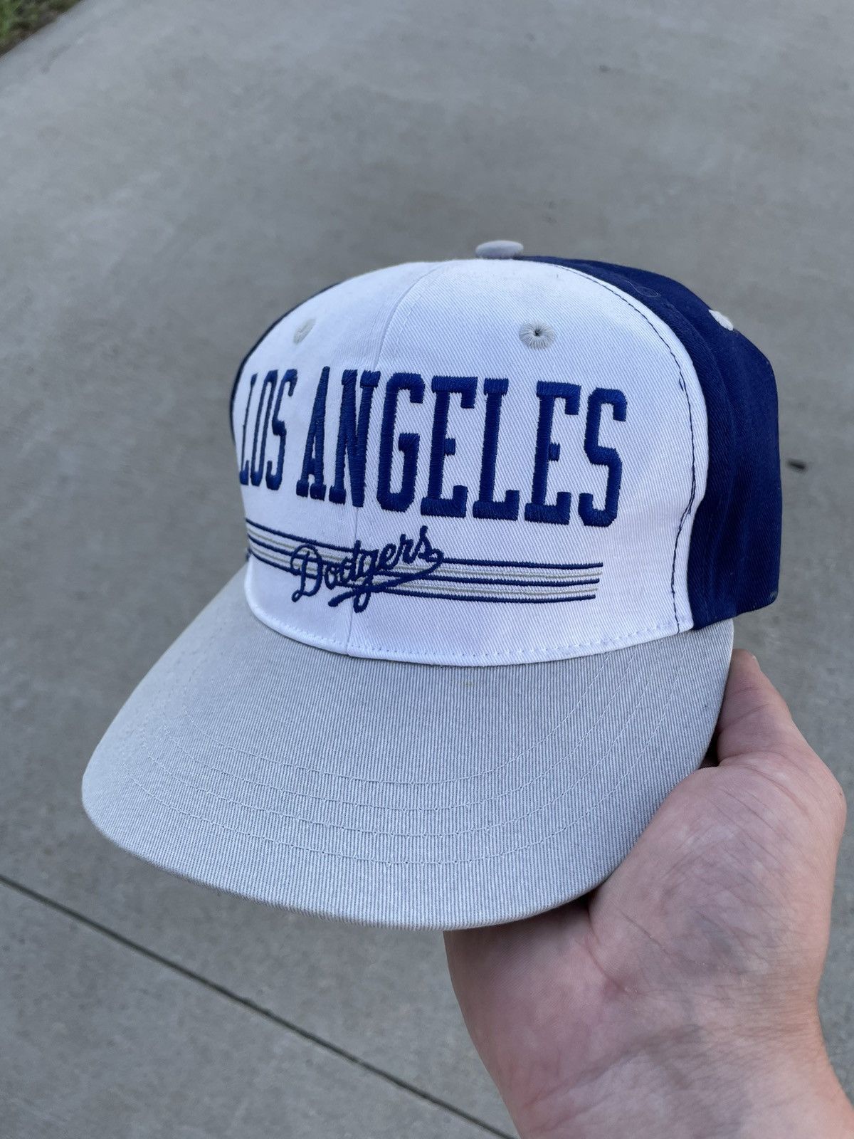 MLB × Vintage Vintage LA Dodgers Snapback Baseball Hat Size ONE SIZE - 3 Thumbnail