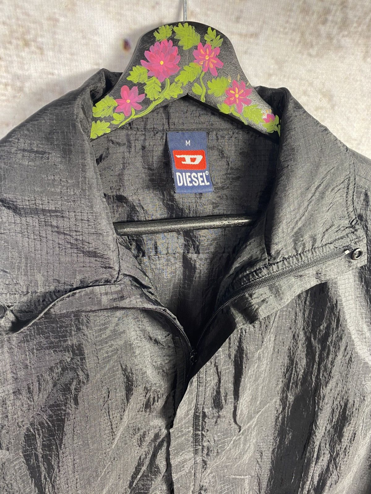 Diesel Diesel Vintage Y2k Zip Nylon Shirt Pocket Opium Overshirt M Size US M / EU 48-50 / 2 - 2 Thumbnail