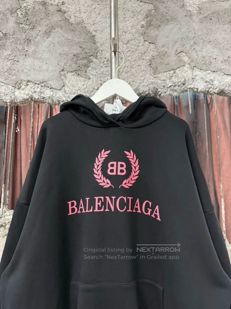 Balenciaga Balenciaga Wheat Embroidered Hoodie Size US XS / EU 42 / 0 - 3 Thumbnail