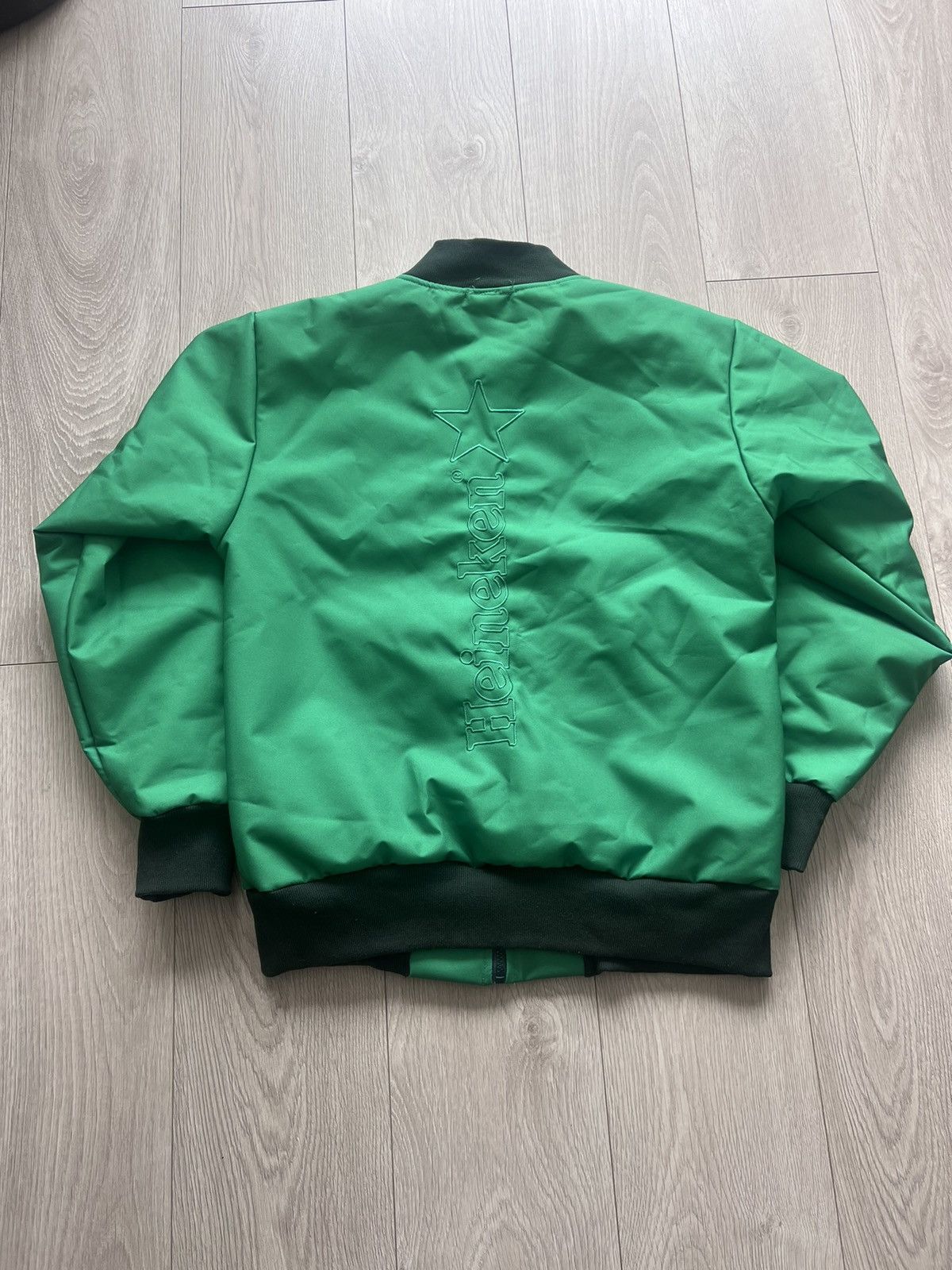 Vintage 90s Heineken Bomber Jacket Like New Condition