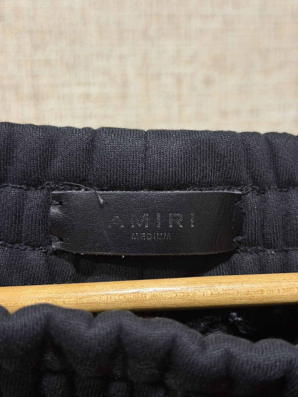 Amiri AMIRI PAINT DROP CORE LOGO BLACK SWEATPANTS Size US 32 / EU 48 - 9 Thumbnail