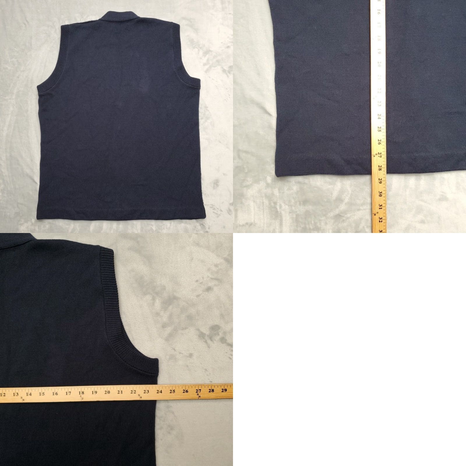 Vintage VINTAGE Jantzen Sweater Vest Mens XL Blue V-Neck Cardigan Knit/All Seasons Garment US Made Size US XL / EU 56 / 4 - 8 Thumbnail