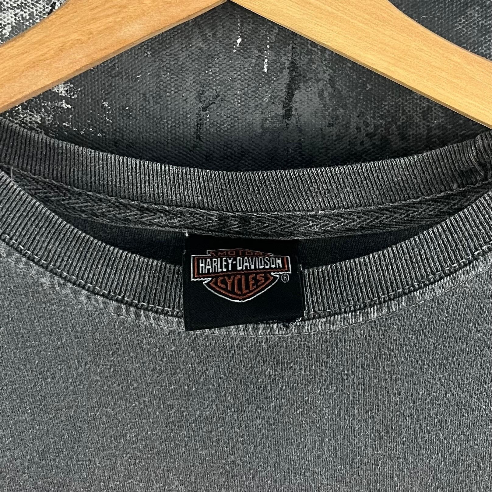Harley Davidson × Vintage Vintage Harley Davidson long sleeve Size US XL / EU 56 / 4 - 5 Thumbnail
