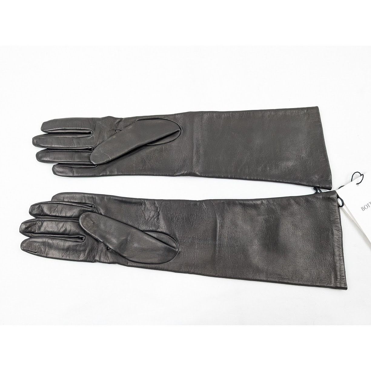 Bottega Veneta o1rshd1 Size: 7.5 / Gloves Midi Nappa Soft Leather in Black Size ONE SIZE - 4 Thumbnail