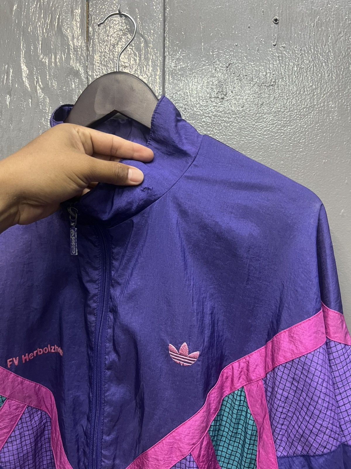 Vintage Vintage Adidas FV Herbolzheim Light Jacket Size US M / EU 48-50 / 2 - 8 Thumbnail