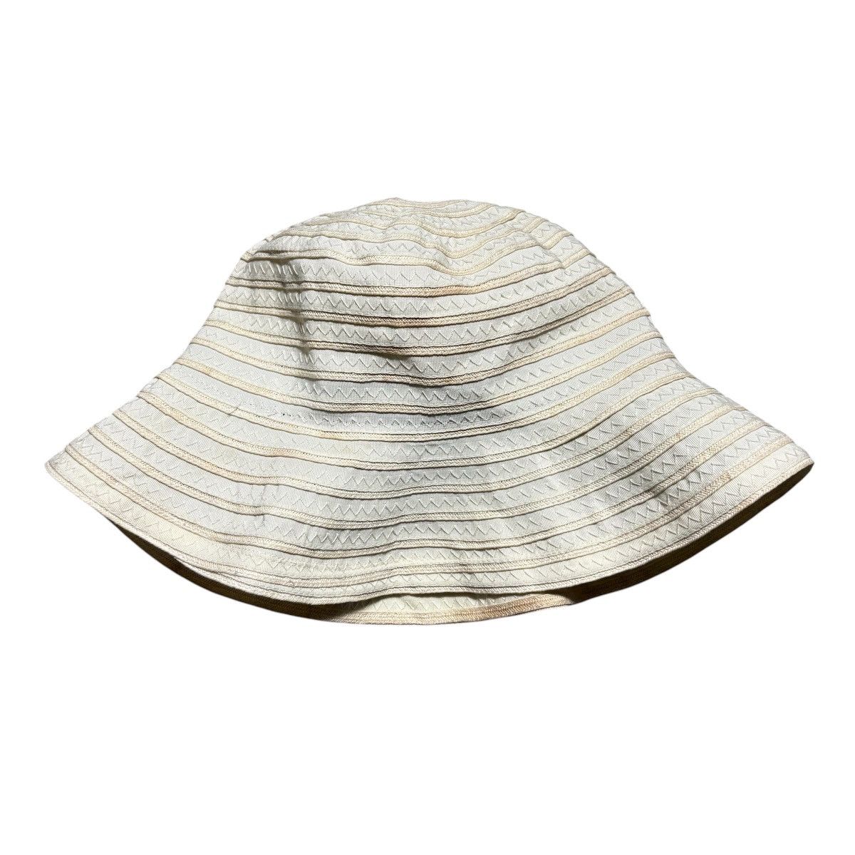 Y's Y’s Yohji Yamamoto Y’saccs Japanese Striped Bucket Hat Size ONE SIZE - 2 Thumbnail