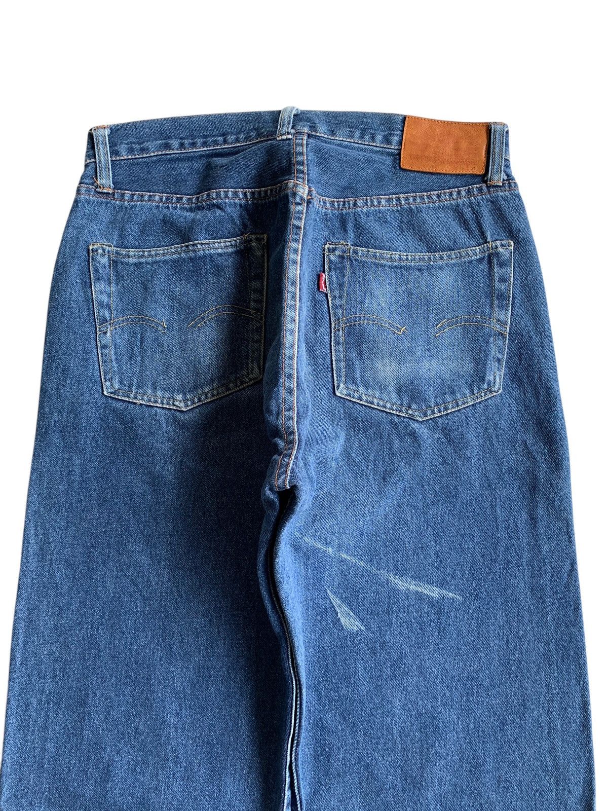 Japanese Brand × Jean DENIM EXCHANGE SELVEDGE BAGGY BUTTON FLY JAPANESE DENIM Size US 32 / EU 48 - 7 Thumbnail