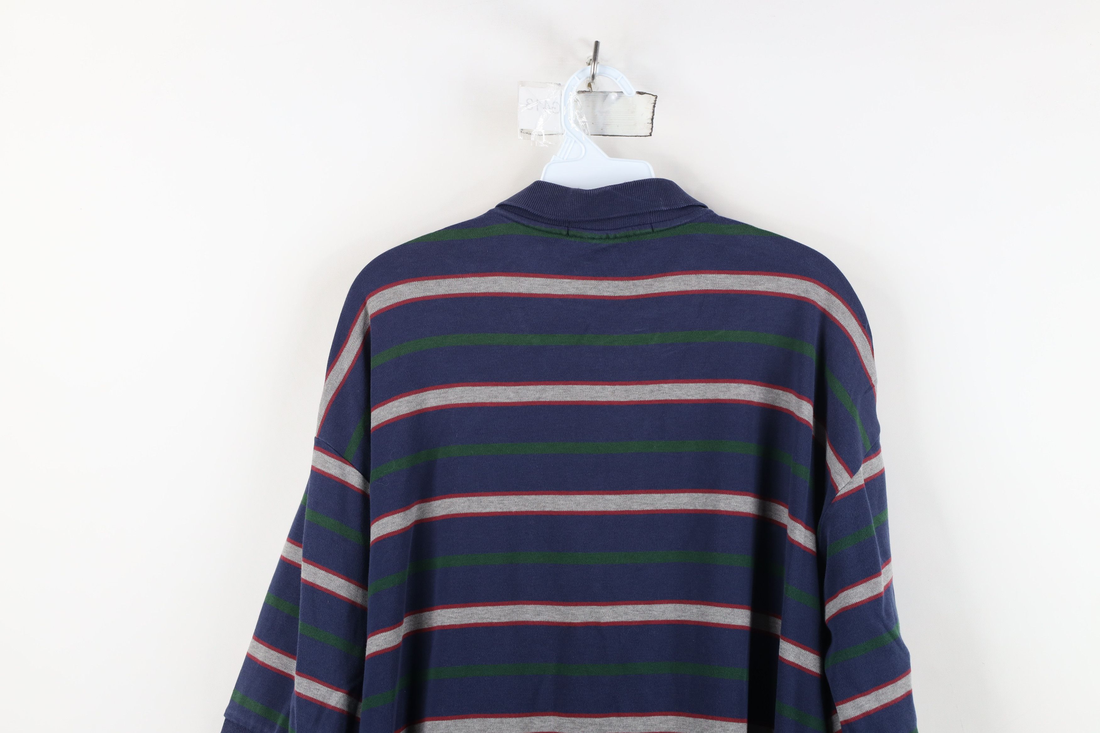 Ralph Lauren Vintage 90s Polo Golf Ralph Lauren Crest Striped Polo USA Size US XXL / EU 58 / 5 - 14 Thumbnail