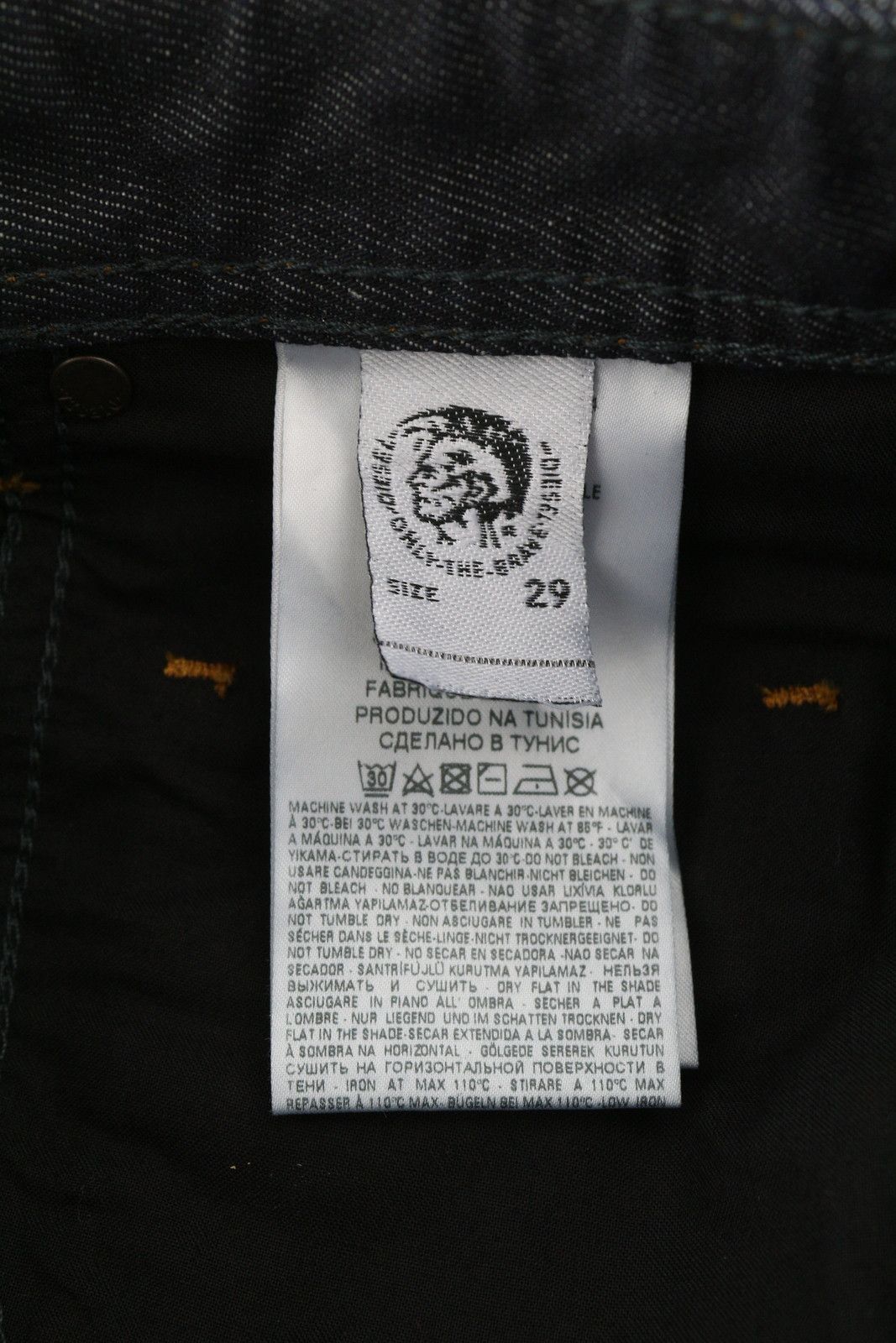 Diesel Kroshort R8E50 Men Shorts W29 Denim Dark Blue 41351 Size US 29 - 6 Thumbnail