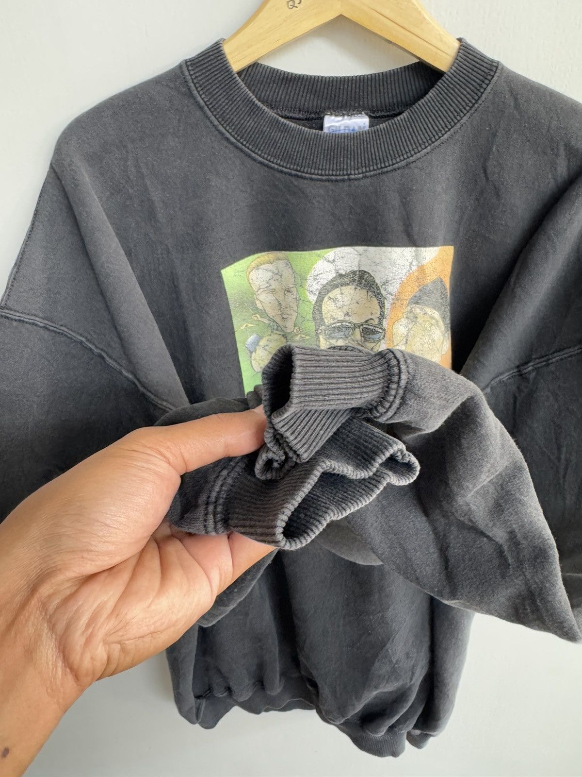 Band Tees VINTAGE GRAPHIC PRINT CARTOON CARICATURES BAND U2 SWEATSHIRT Size US XL / EU 56 / 4 - 5 Thumbnail