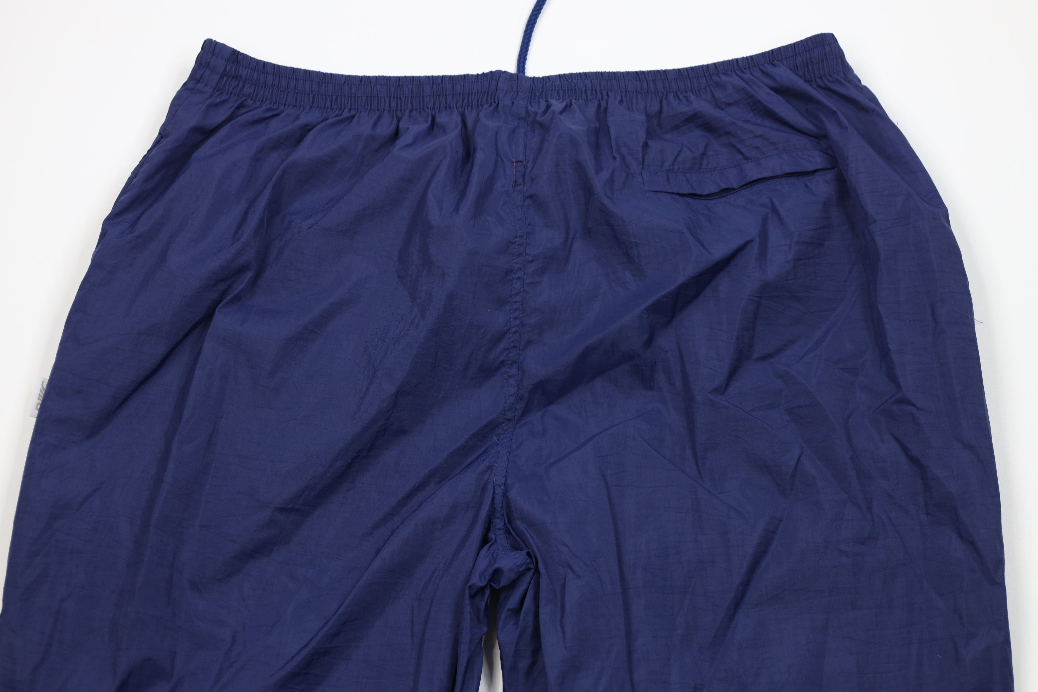 Vintage Vintage 90s Bike Blank Windbreaker Joggers Pants Nylon Blue Size US 38 / EU 54 - 10 Thumbnail