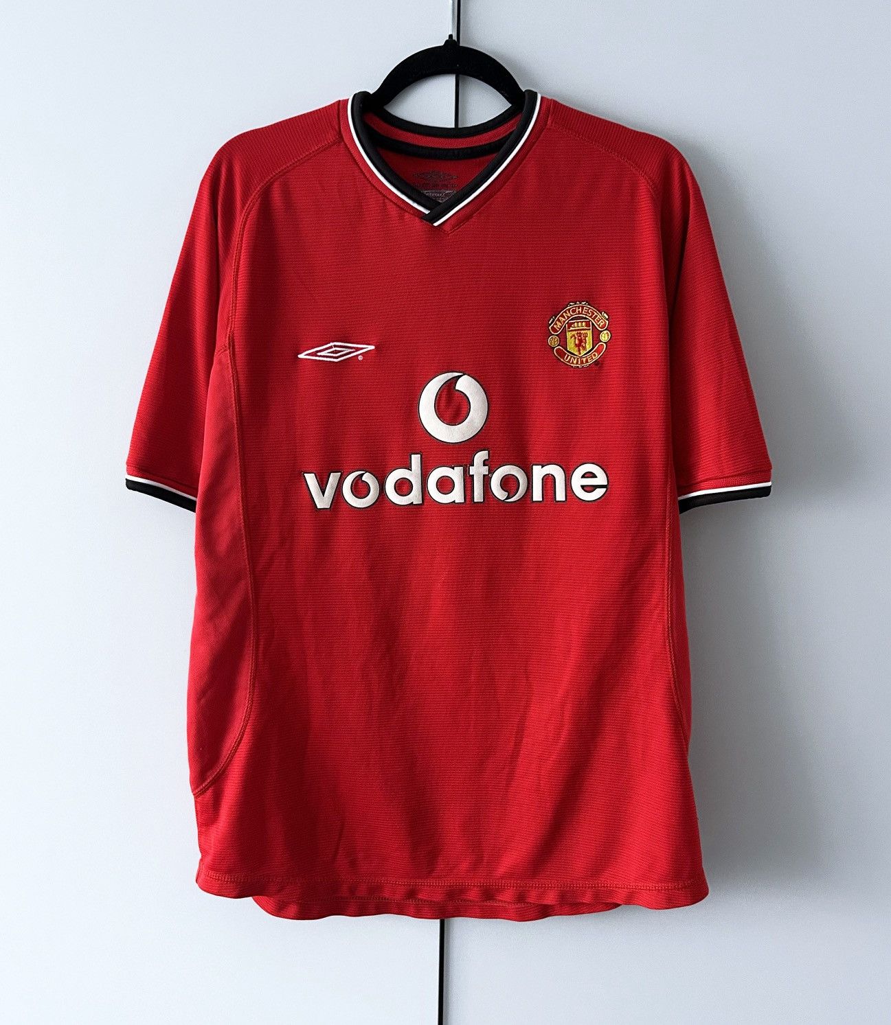 Umbro Manchester United jersey 2000 2002 Umbro vintage vodafone Size US L / EU 52-54 / 3 - 1 Thumbnail
