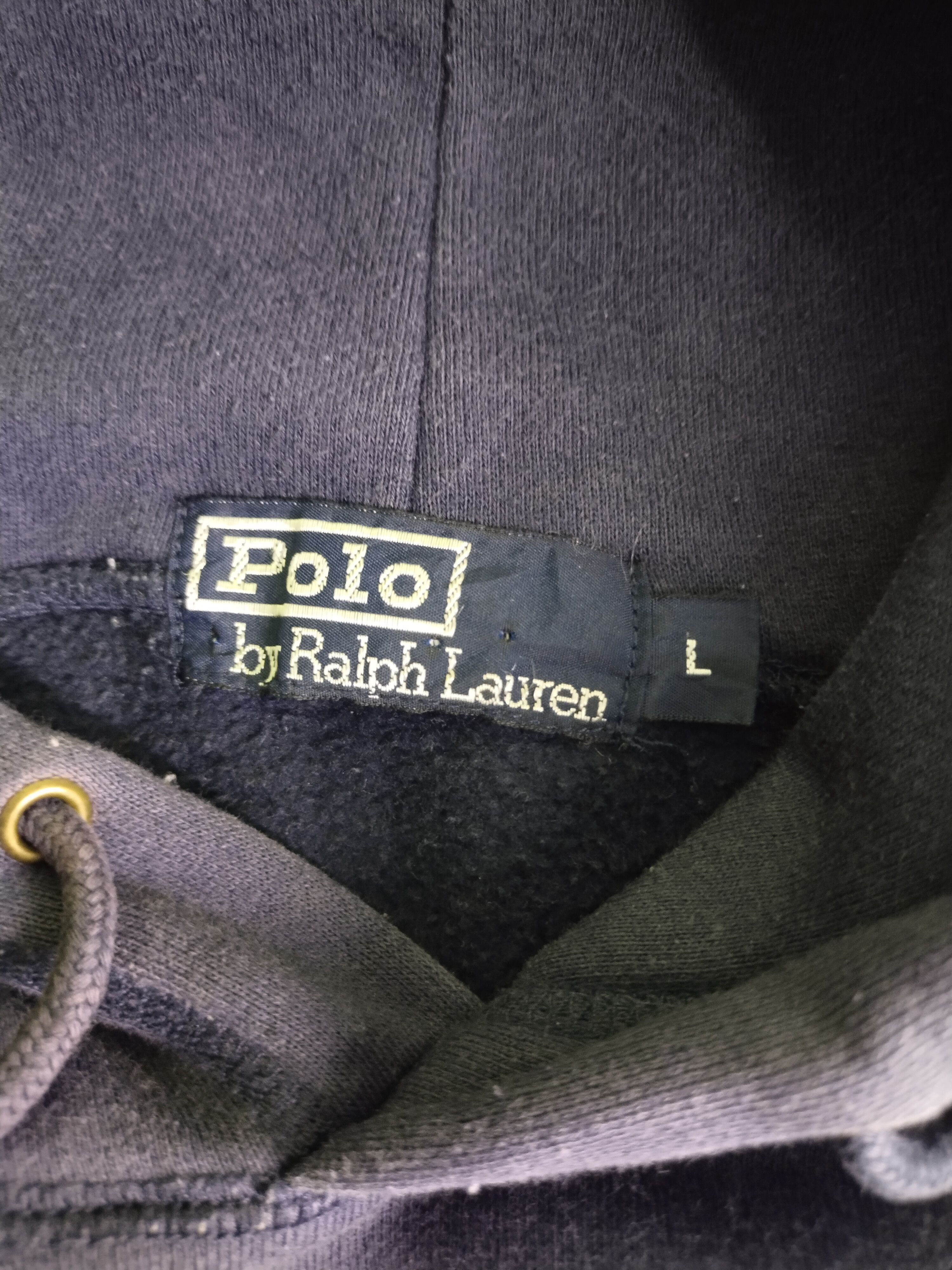 Polo Ralph Lauren × Ralph Lauren × Vintage 90's Bear Ralph Lauren by Polo Ralph Lauren Hoodie Size US L / EU 52-54 / 3 - 12 Thumbnail