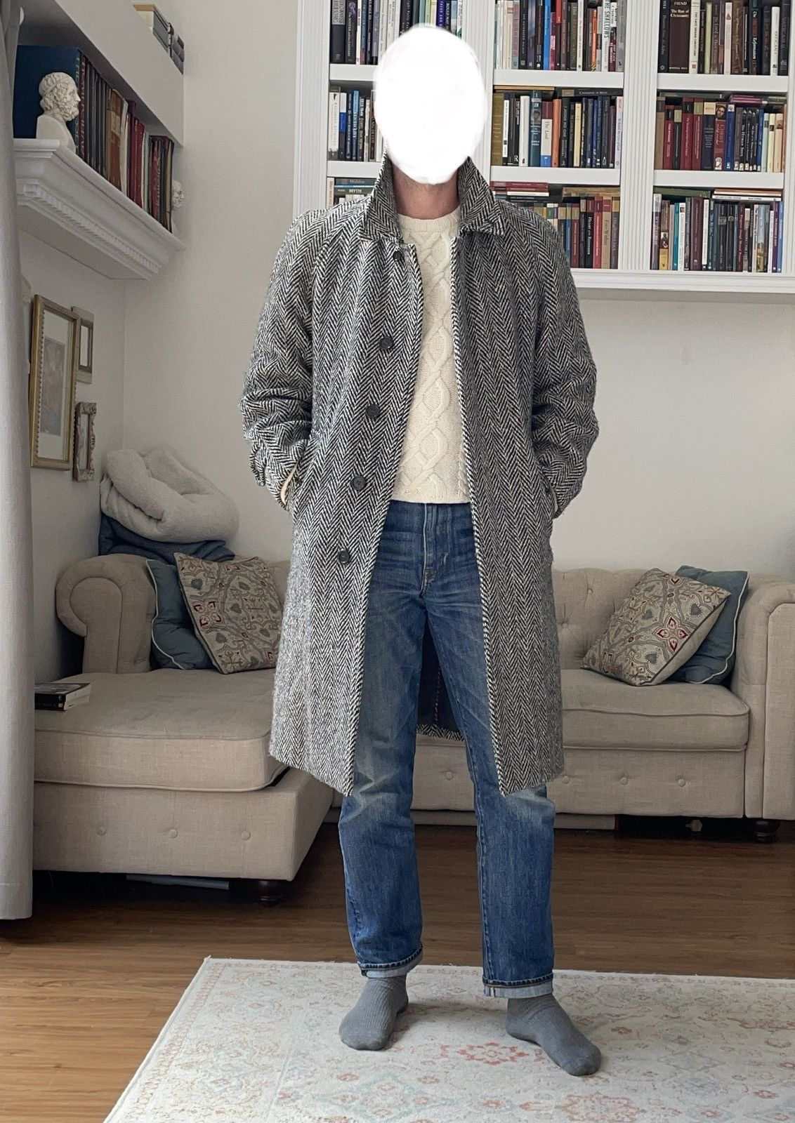 Burberry 一枚袖 40's〜50's HAND WOVEN TWEED Burberry 一枚袖 40's〜50's HAND WOVEN TWEED Burberry 一枚袖