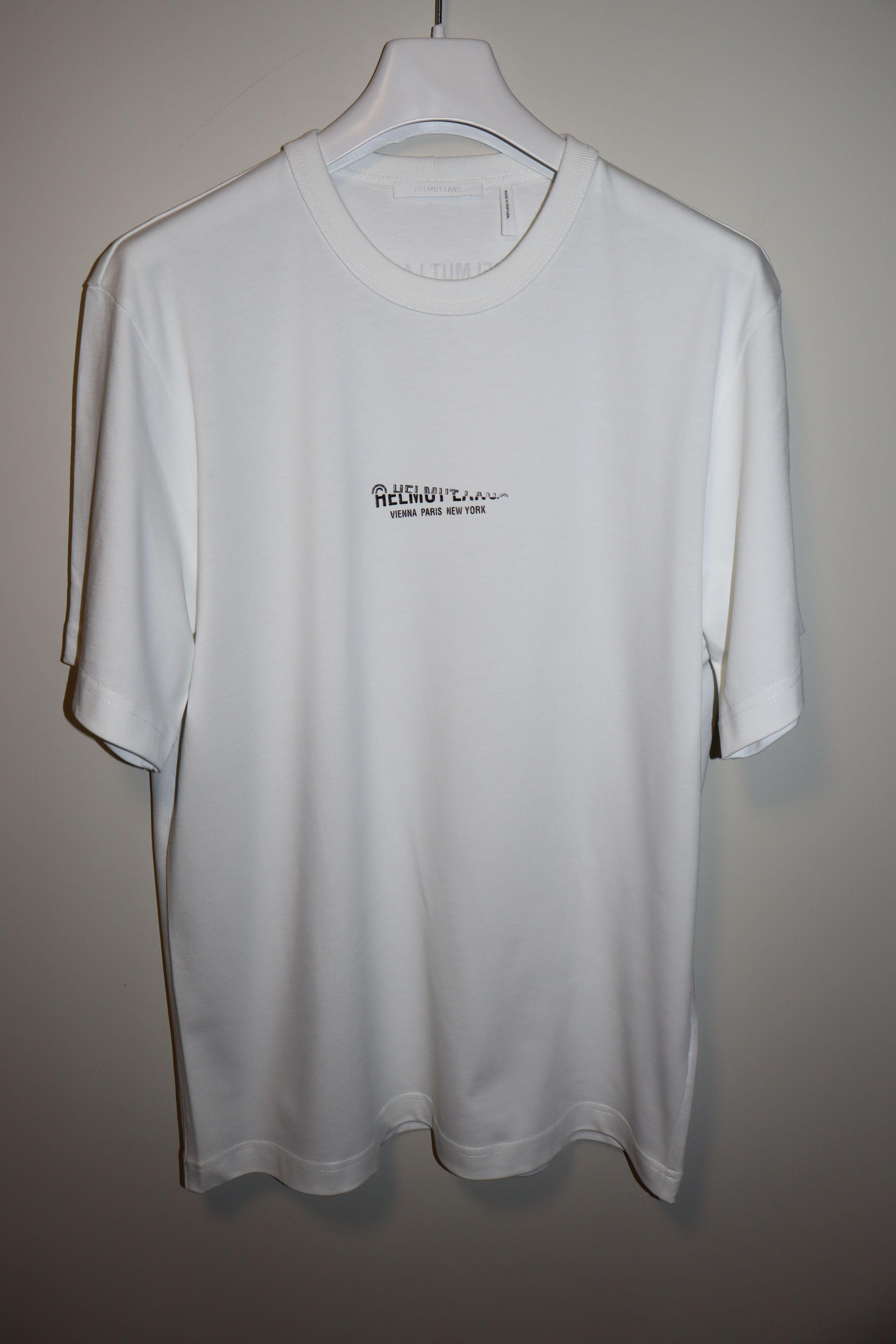 Helmut Lang Crumple logo t-shirt Size US M / EU 48-50 / 2 - 1 Thumbnail