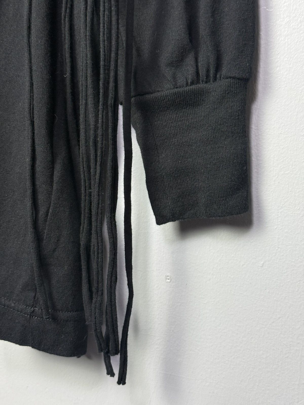 Palm Angels Palm Angels Black Fringed Dress Size S / US 4 / IT 40 - 6 Thumbnail