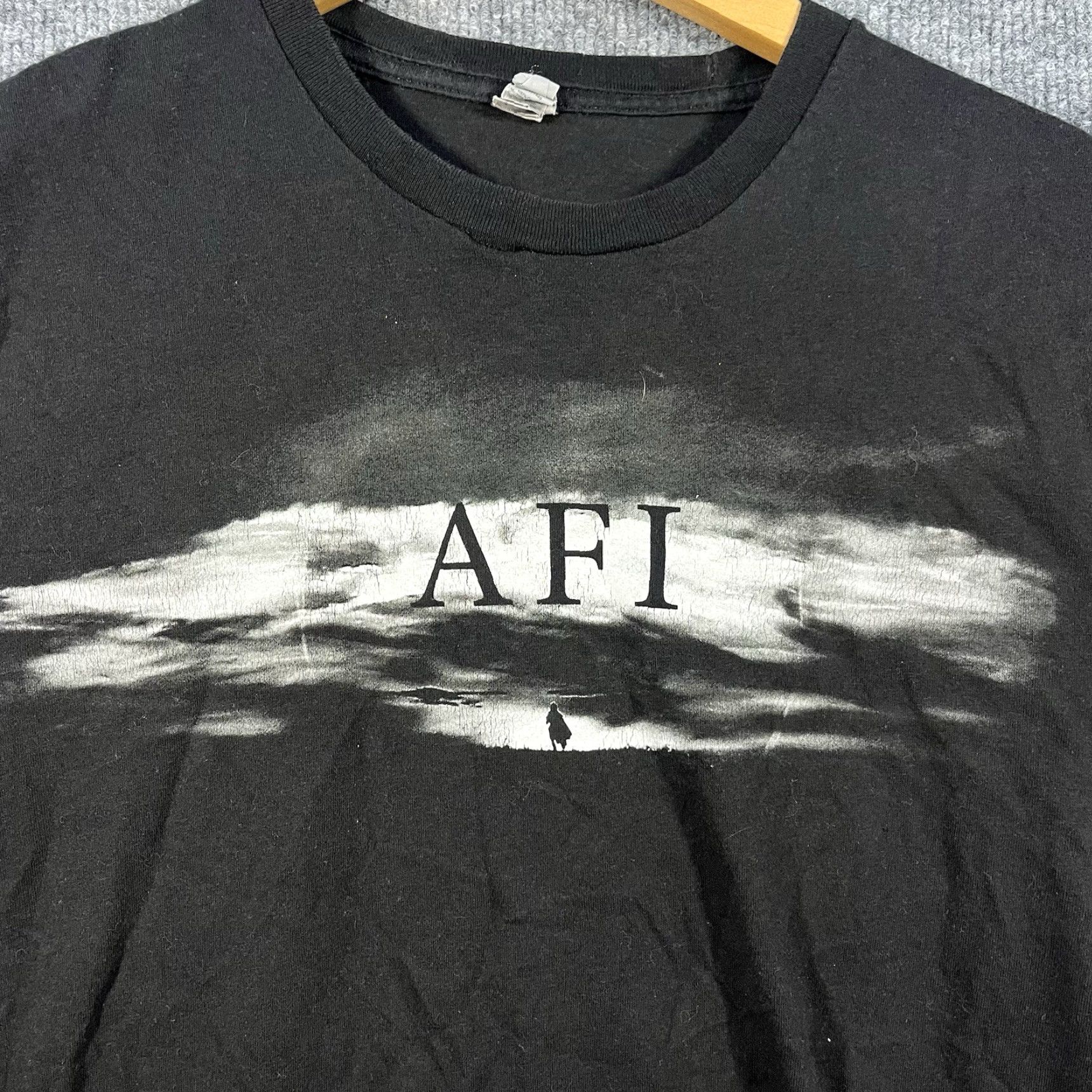 Vintage VINTAGE AFI Burials Tour Faded Distressed Shirt XS Unbranded T-Shirt Black Womens Emo Punk 2013 Size XS / US 0-2 / IT 36-38 - 2 Thumbnail