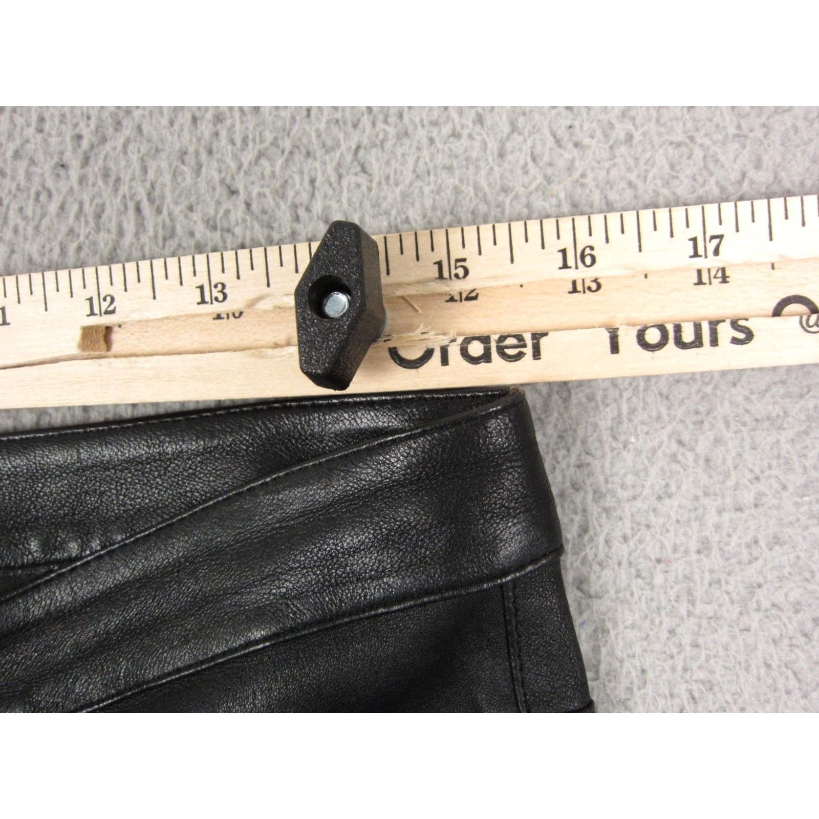 Theory Theory Pants Womens Size 4 Black Leather Cropped Flared Cropped 90s Style Pants Womens Size 27" / US 4 / IT 40 - 7 Thumbnail