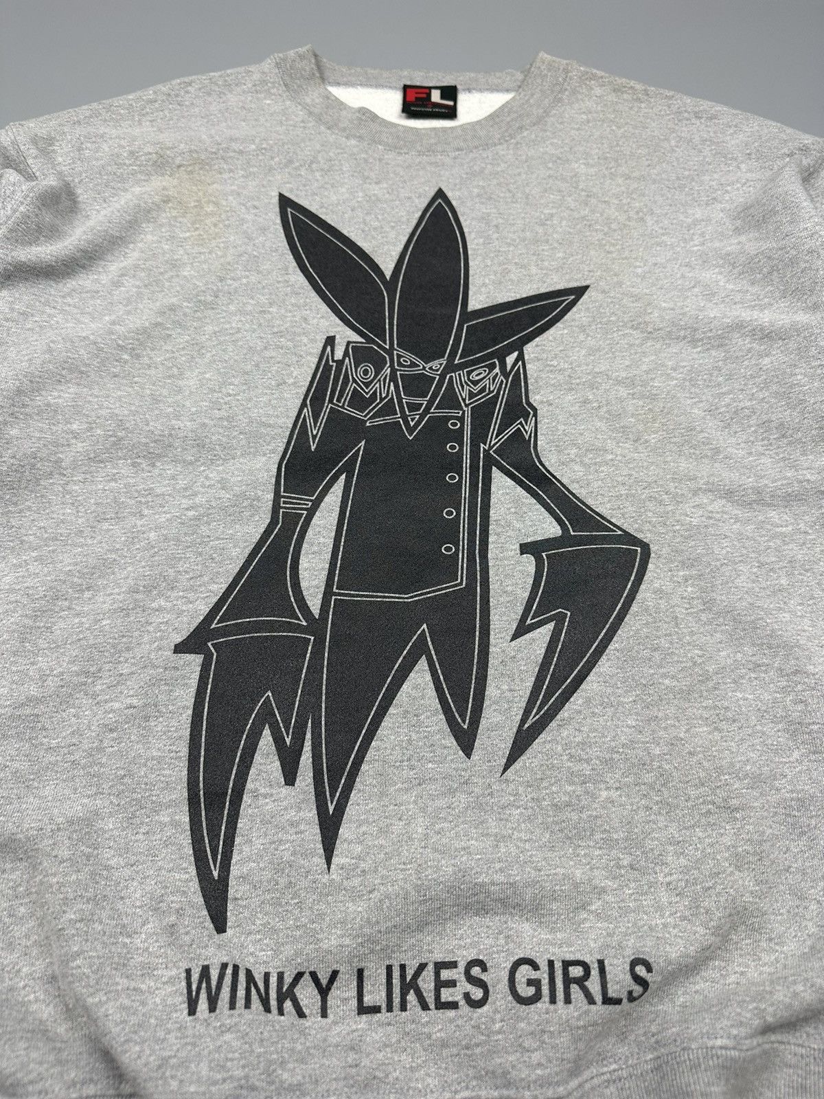 Futura × Japanese Brand 🔥Rare Sick🔥Futura Laboratories Pointman “Winky Likes Girl” Size US M / EU 48-50 / 2 - 4 Thumbnail