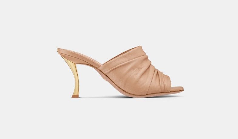 o1w1db11024 D-Fame Heeled Sandals in Nude