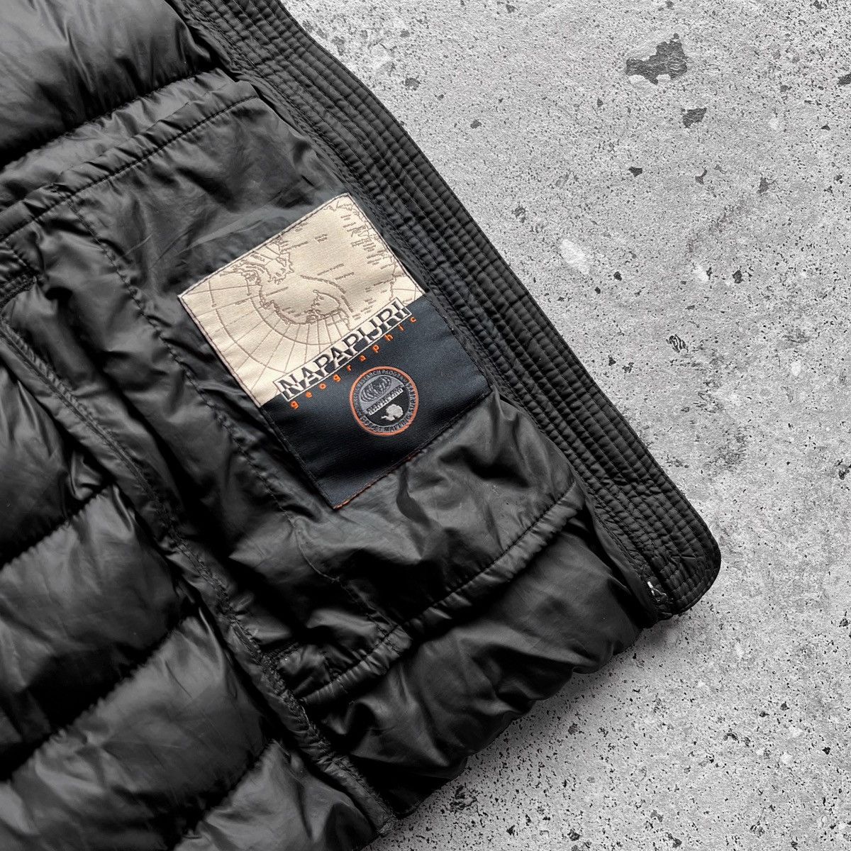 Napapijri Napapijri Women Black Full Zip Padded Quilted Jacket Pockets Size M / US 6-8 / IT 42-44 - 7 Thumbnail