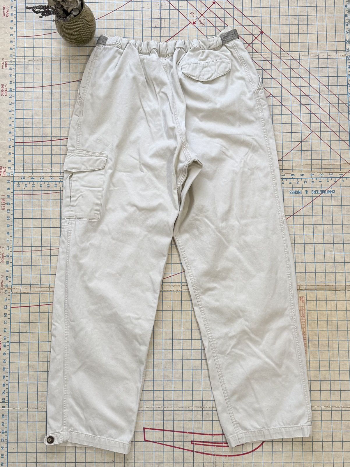 Vintage × Windriver Crazy Vintage Y2K 2000s Baggy Wide Leg Cargo Pants Windriver Size US 34 / EU 50 - 10 Thumbnail