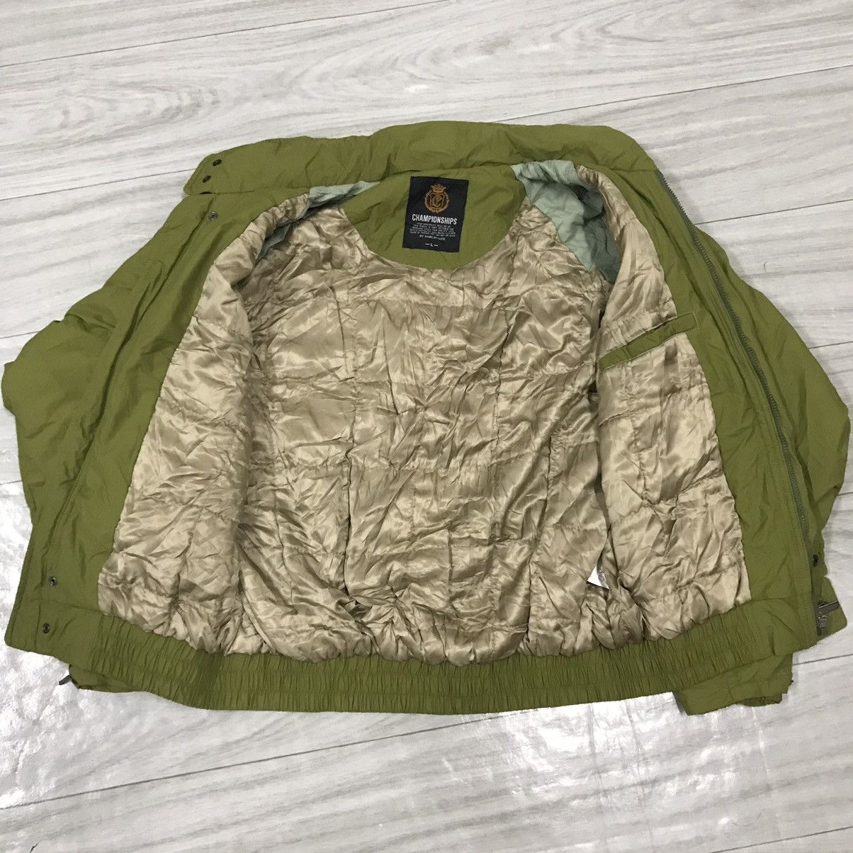 Japanese Brand × Vintage CHAMPIONSHIPS Bomber Jacket Size US L / EU 52-54 / 3 - 3 Thumbnail