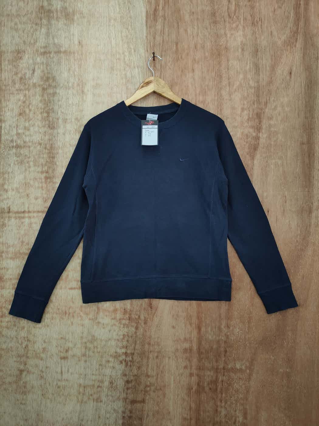 Vintage DLL nike plain embroidery logo sweatshirt #46-067 Size US M / EU 48-50 / 2 - 1 Thumbnail