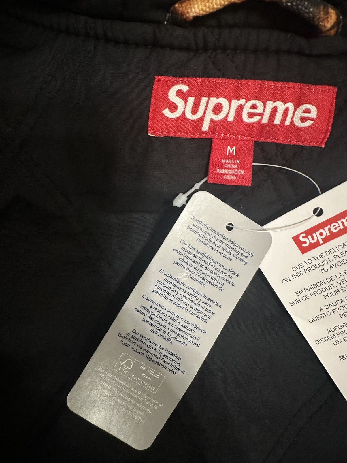 Supreme SUPREME AOI SS25 WORK JACKET SIZE MEDIUM FLAMES Size US M / EU 48-50 / 2 - 9 Thumbnail
