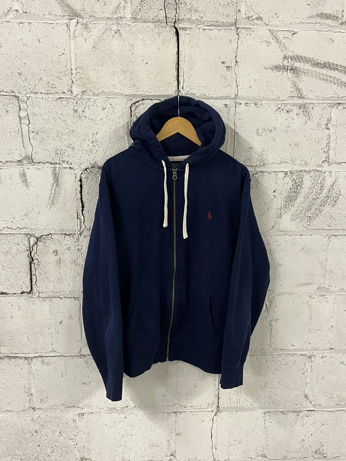 Polo Ralph Lauren Polo Ralph Lauren vintage zip up hoodie thermal lined Size US XL / EU 56 / 4 - 5 Thumbnail