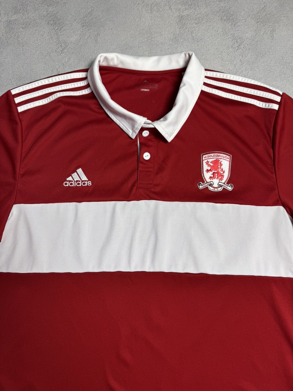 Adidas Middlesbrough 2010 2011 Home Shirt Soccer Jersey Adidas Size US XXL / EU 58 / 5 - 5 Thumbnail
