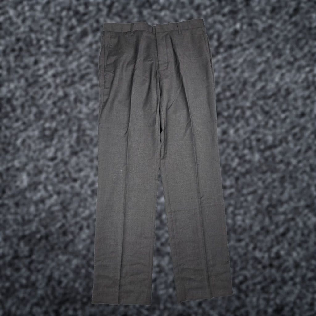 J.Crew VINTAGE J.CREW Wool Dress Pants Men 32 x 32 Gray Lined Creased Straight Leg Size US 32 / EU 48 - 1 Thumbnail