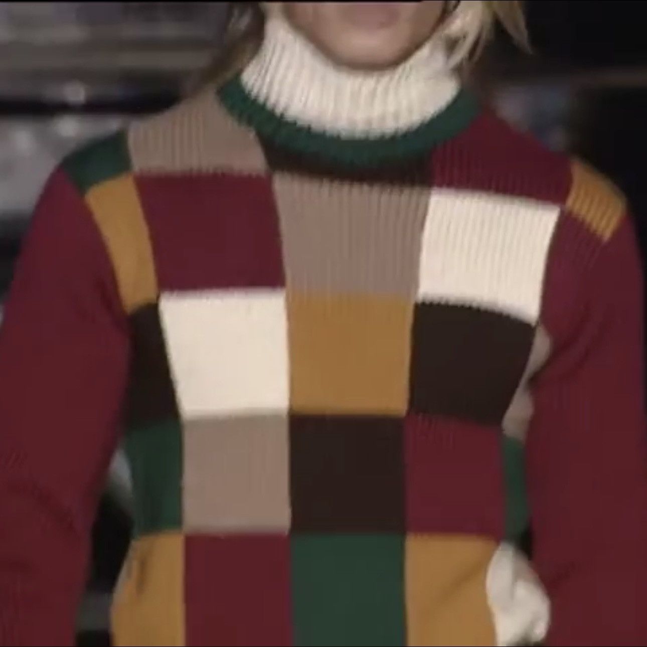 Dsquared2 Dsquared2 F/W 2001-02 Check Wool Turtleneck Sweater Size US XL / EU 56 / 4 - 10 Thumbnail