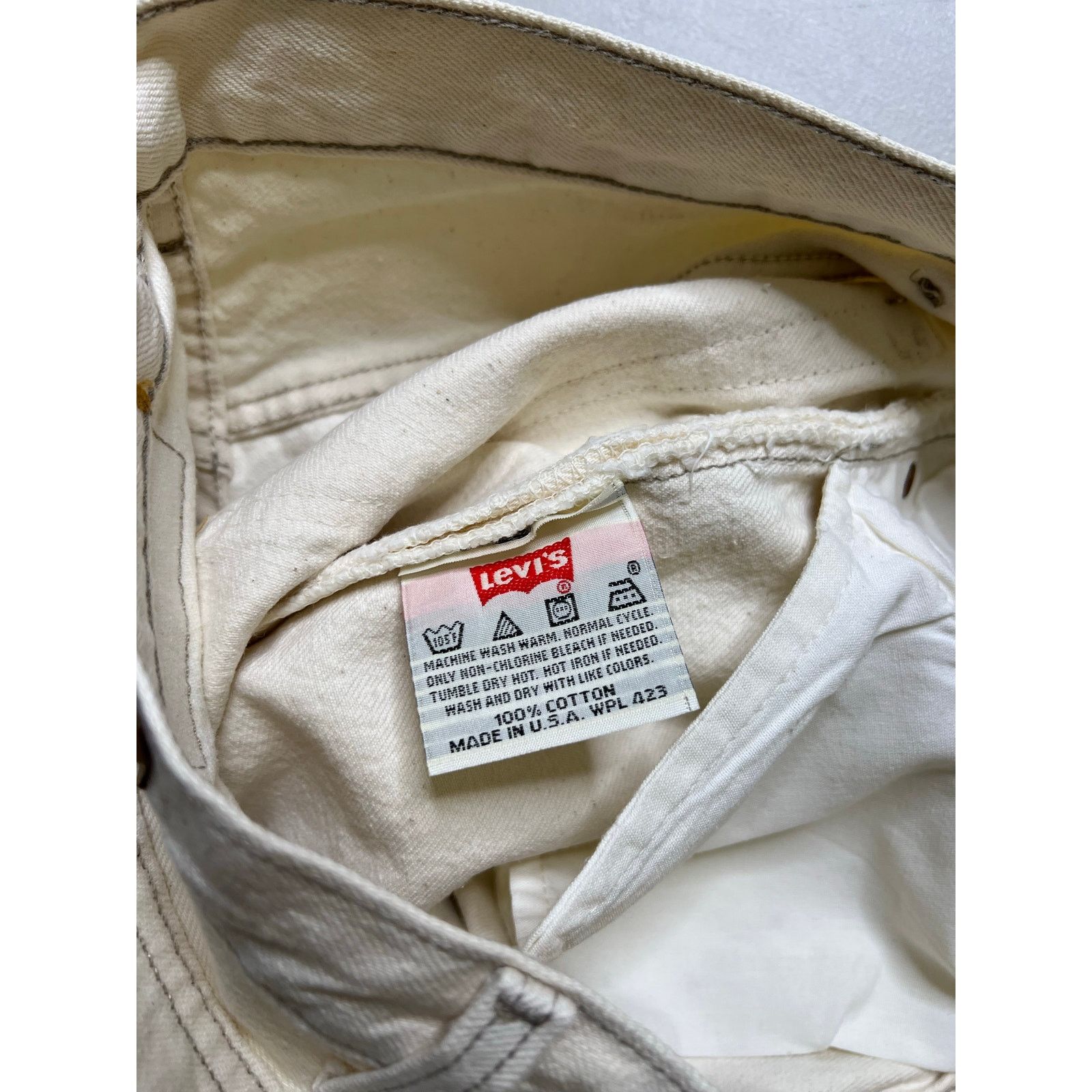 Levi's Levis 501 Vintage 90s USA XX Straight Leg 38x30 Act 36x30 Size US 38 / EU 54 - 4 Thumbnail