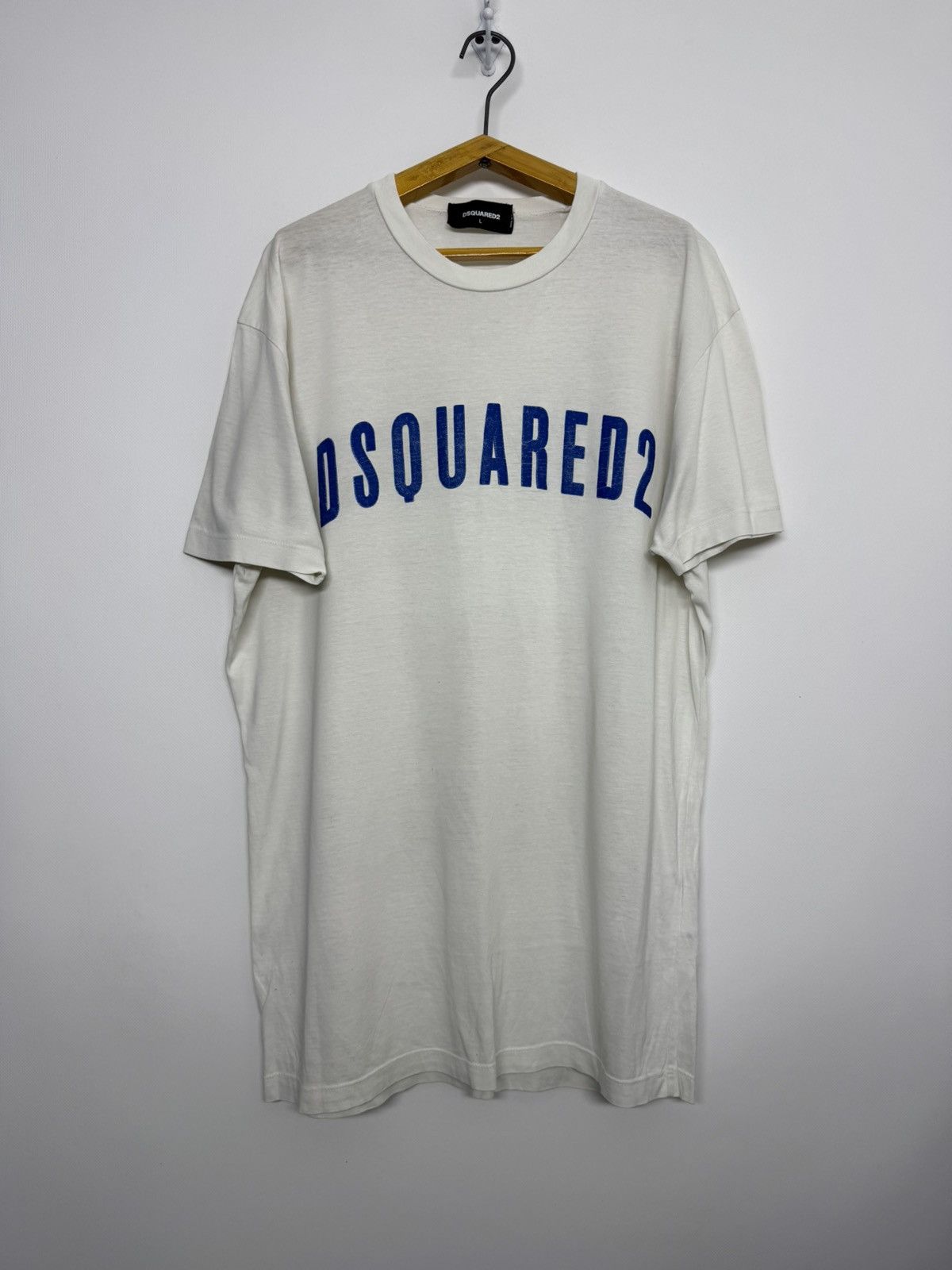 Dsquared2 Vintage Y2k Dsquared2 Big Logo T-Shirt 00’s Size US L / EU 52-54 / 3 - 2 Thumbnail