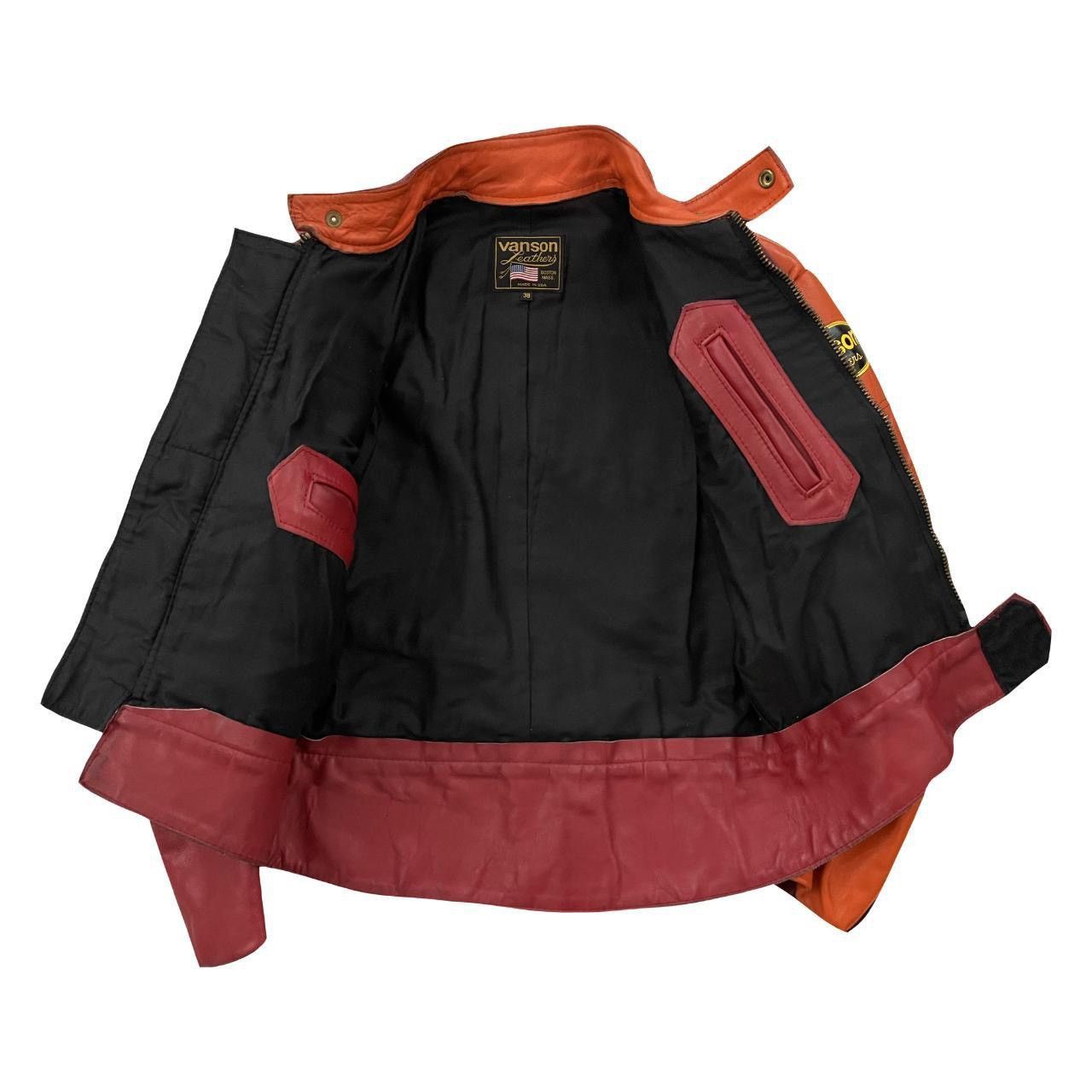 Vanson Leathers Vanson Leathers Leather Motorcycle Racing Jacket Size US S / EU 44-46 / 1 - 8 Thumbnail