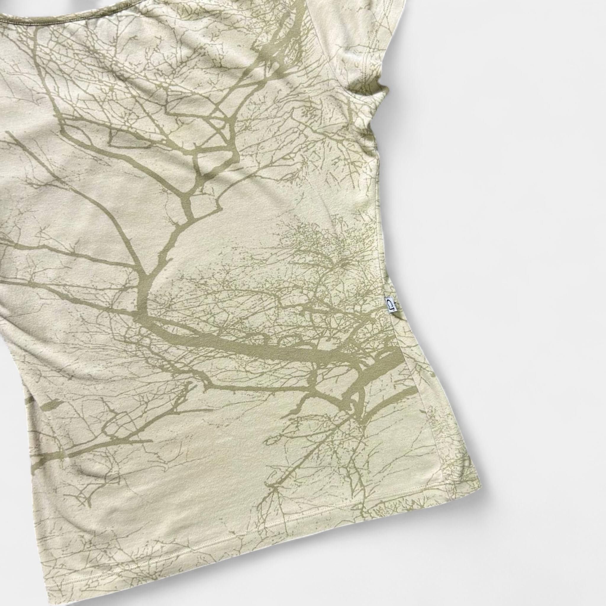 Roberto Cavalli Cavalli Tree Motif Tee Size XS / US 0-2 / IT 36-38 - 5 Thumbnail