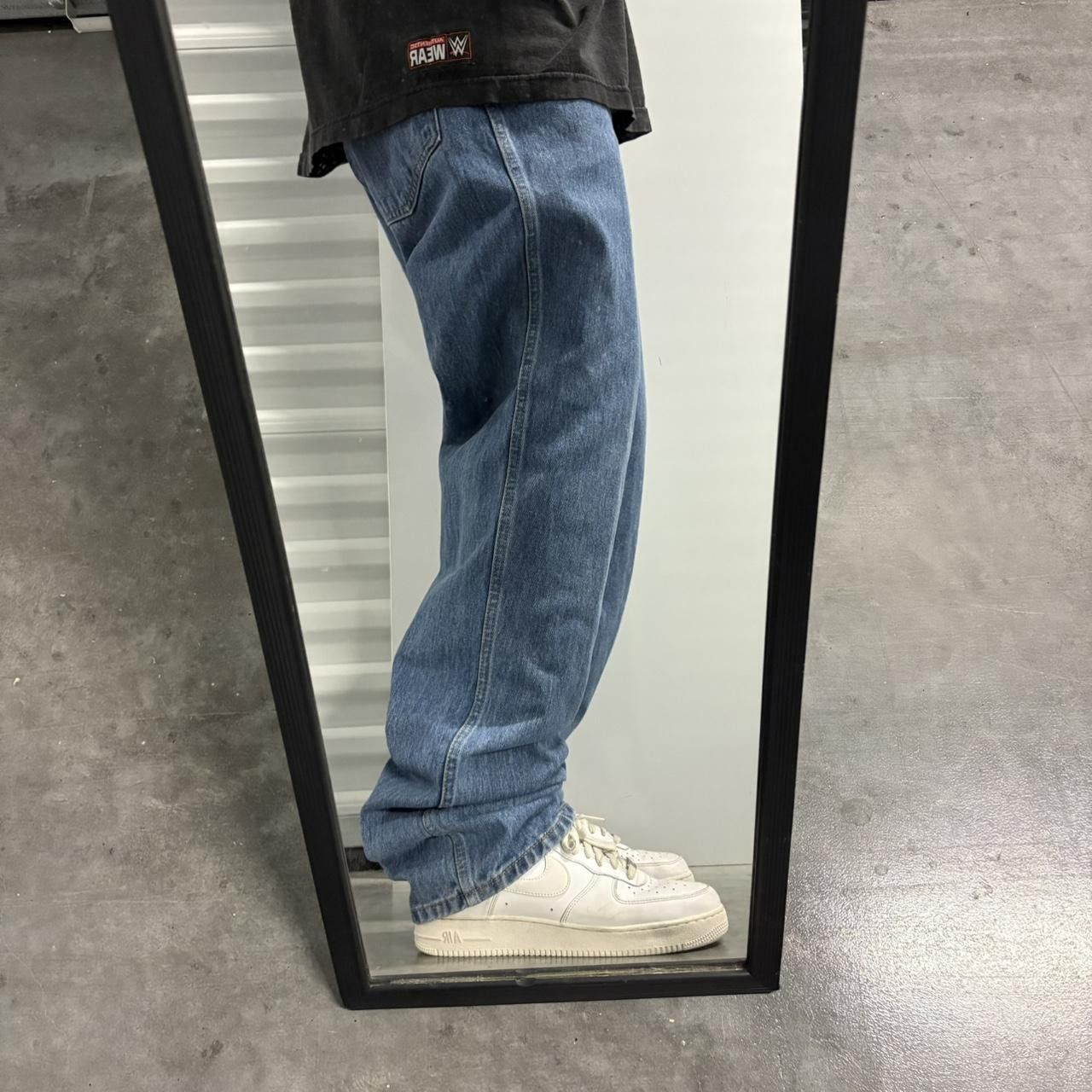 Japanese Brand × Redhead × Vintage Crazy Vintage Y2K/2000s Baggy Tall Medium Wash Denim Jeans! Size US 36 / EU 52 - 2 Thumbnail