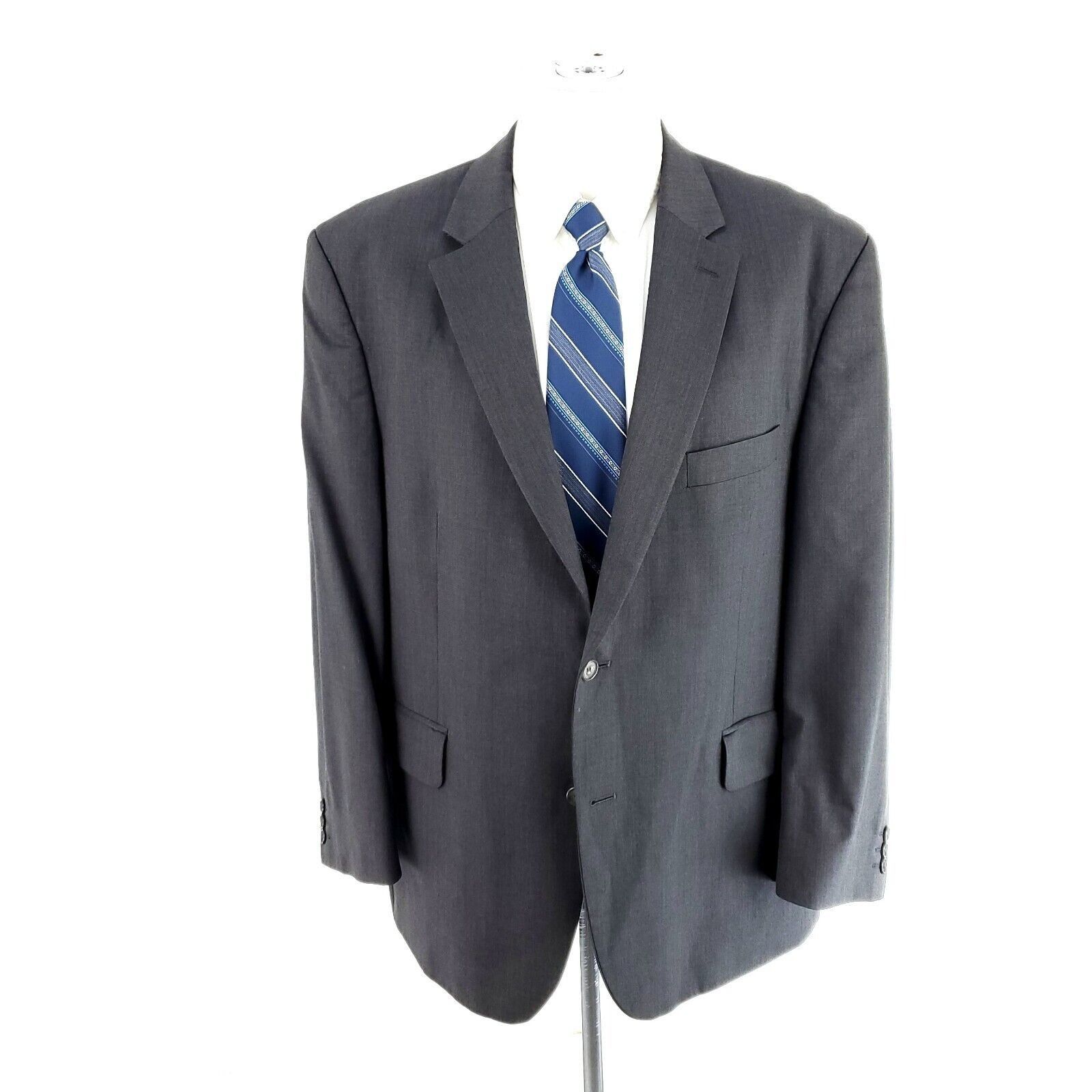 Savile Row Alexandre London Savile Row Wool 2 Button Suit Jacket 44R Gr Size 44R - 3 Thumbnail