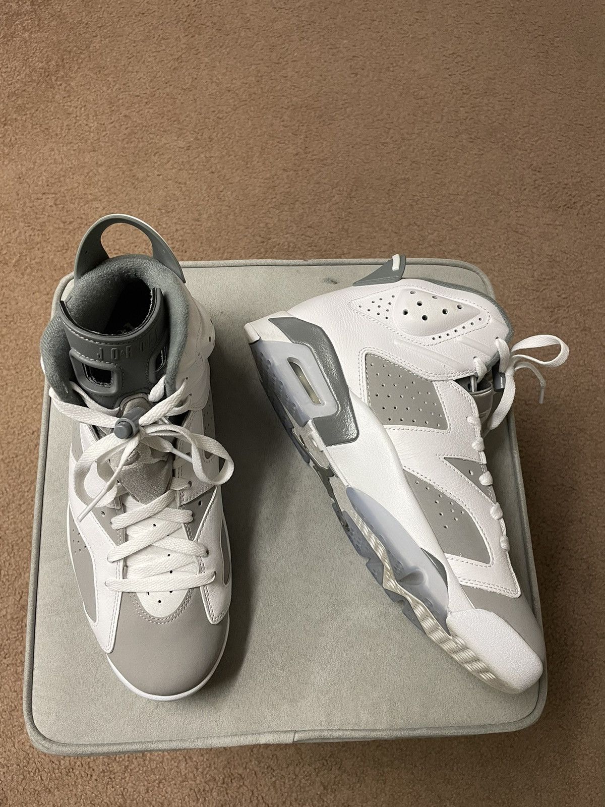 Jordan Brand × Nike Nike Air Jordan 6 Retro Cool Grey Size US 10 / EU 43 - 4 Thumbnail
