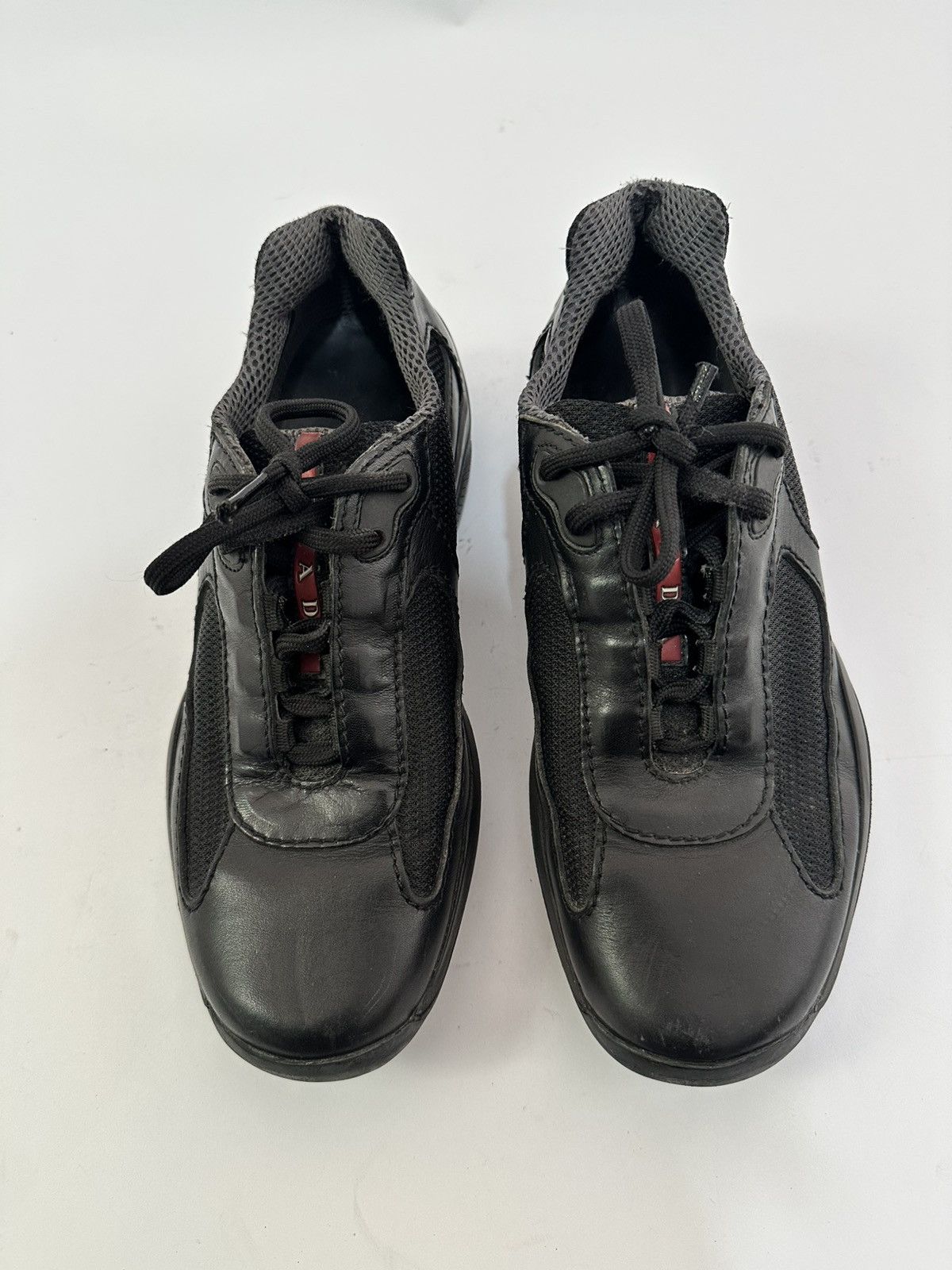 Prada PRADA Mesh And Leather american cup Sneakers Size 38.5 EU Size US 9 / IT 39 - 3 Thumbnail