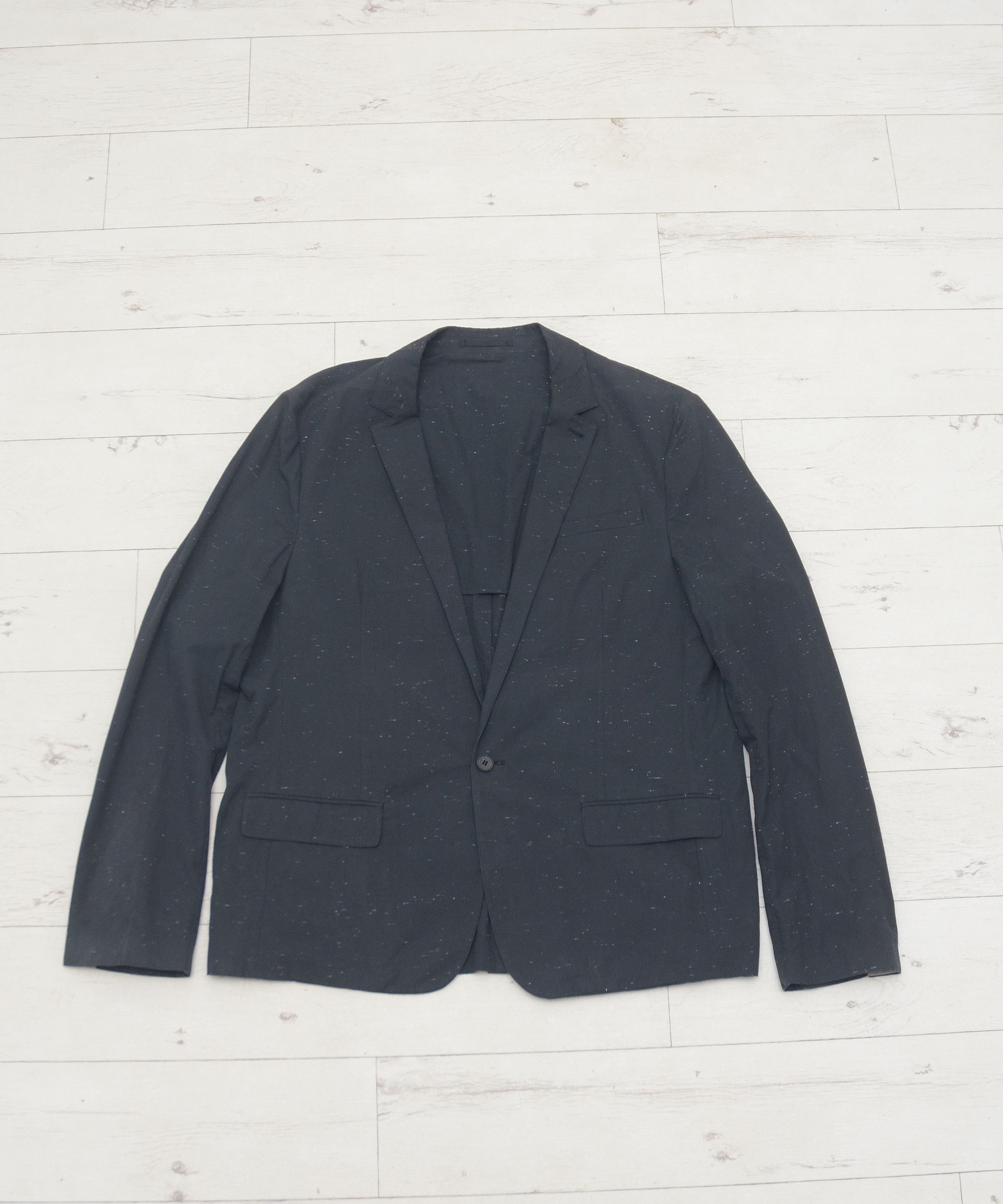 Allsaints Preston Blazer Allsaints Size 44 Cotton Italian One Button Size 44R - 1 Thumbnail