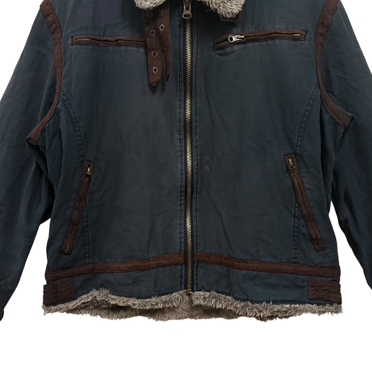 If Six Was Nine SixStar Biker Jacket Faux Fur Japanese Brand Size US L / EU 52-54 / 3 - 5 Thumbnail