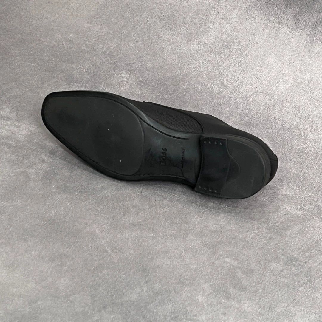 Hugo Boss HUGO BOSS Black Leather Derbies Size US 9 / EU 42 - 8 Thumbnail